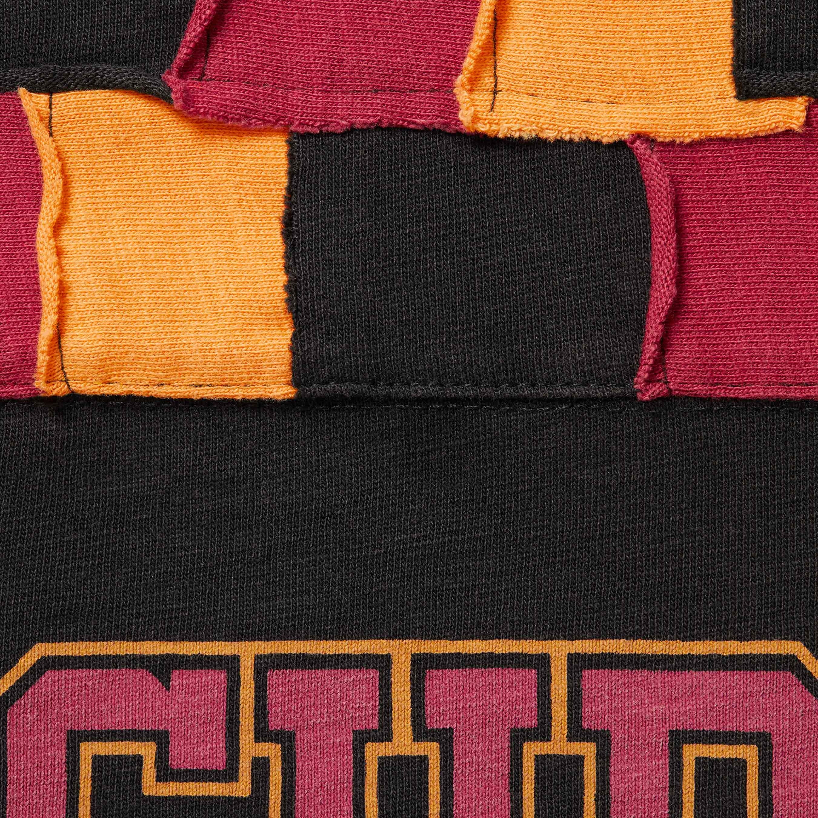 Patchwork Yoke Football Top view 3